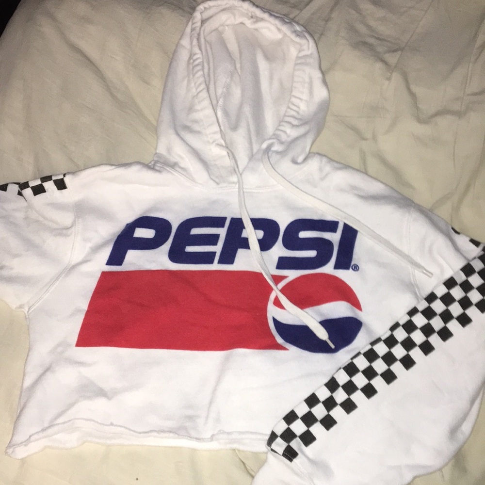 NWOT Pepsi Cropped Hoodie